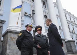 Arseny Yatsenyuk and Igor Tenyukh