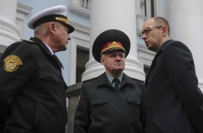 Arseny Yatsenyuk and Igor Tenyukh