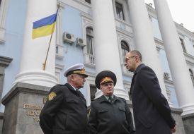 Arseny Yatsenyuk and Igor Tenyukh