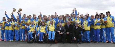 Valeriy Sushkevich, Sergey Bubka and Dmitry Bulatov