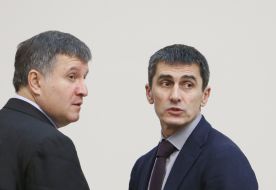 Arsen Avakov and Vitaly Yarema