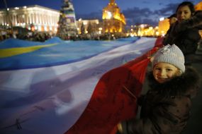 Flags of Ukraine, Crimea and Crimean flag