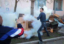 Штурм в/ч А1100 в Новофедоровке