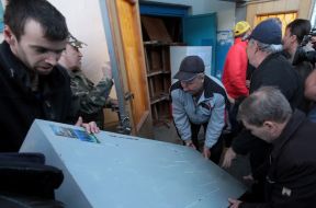 Штурм в/ч А1100 в Новофедоровке 