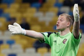 Soccer. Dynamo - Metalurg. Ievgen Borovik