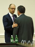Arseniy Yatsenyuk and Arsen Avakov