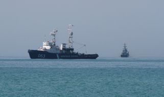 Russian coast guard ship