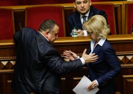 Lyudmila Denisova and Vladimir Groysman