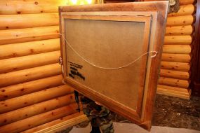 The back side of the picture