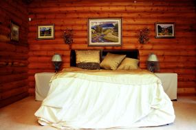 Paintings in the bedroom