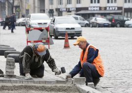 Renewal of travelling coverage in the center of Kiev