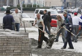 Renewal of travelling coverage in the center of Kiev