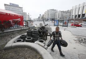 Renewal of travelling coverage in the center of Kiev