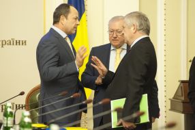 Sergey Tigipko, Borys Tarasyuk and Anatoly Kinah