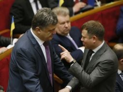 Petr Poroshenko and Konstantin Zhevago