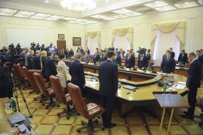 Participants of the meeting of the CMU