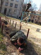 Курсанты Житомирского военного института имени С.П. Королева