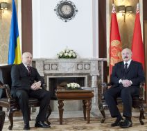 Aleksandr Lukashenko and Aleksandr Turchinov