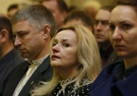 Irina Farion and Elena Pidgrushnaya