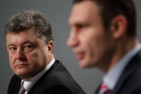 Petr Poroshenko and Vitali Klitschko