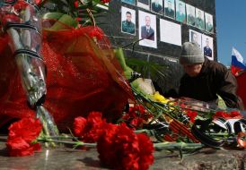 Pictures of lost employees of militia