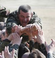 Servicemen of the National household troops of Ukraine