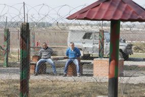 Servicemen of the National household troops of Ukraine