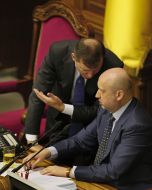 Aleksandr Turchinov and Oleg Lyashko