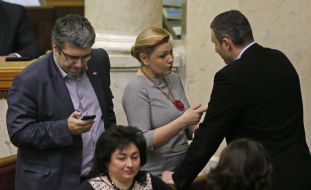 Rostislav Pavlenko, Maria Matios, Oksana Prodan and Vitali Klitschko