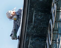 Реставрація колонади стадіону "Динамо" імені Валерія Лобановського