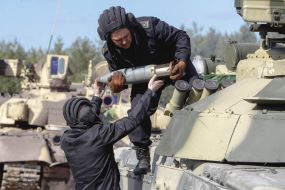 Тактические учения на полигоне