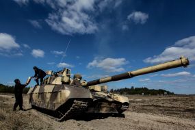 Тактические учения на полигоне