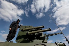 Тактические учения на полигоне