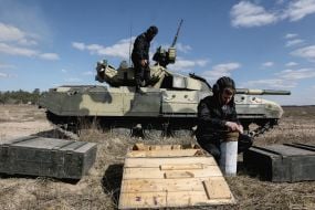 Тактические учения на полигоне