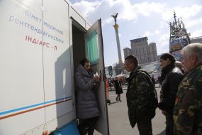 Radiography мobile cabinet 