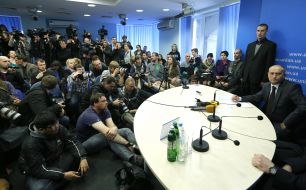 Press conference by Dmitry Yarosh