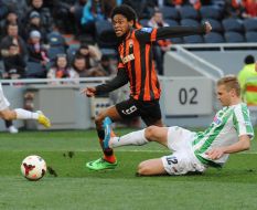 Luis Adriano and Igor Plastun
