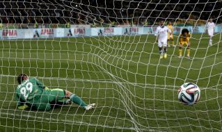 Goal in the gate of FС "Metallist" (Kharkov)