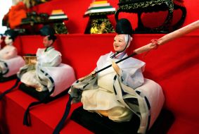 Rhe exhibition “ Japanese dolls”