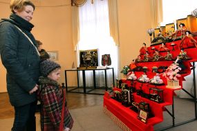 Rhe exhibition “ Japanese dolls”