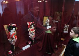 Rhe exhibition “ Japanese dolls”