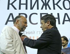 Andrey Kurkov and Alain Remy