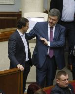 Petr Poroshenko and Igor Kryvetskyi
