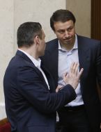 Vitali Klitschko and Igor Kryvetskyi