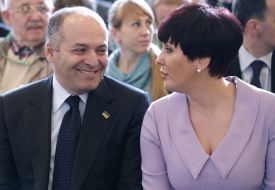 Victor Pinchuk and Theresia Yatsenyuk