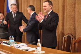 Sergey Aksenov, Vladimir Konstantinov and Konstantin Bakharev