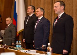 Sergey Aksenov, Vladimir Konstantinov and Konstantin Bakharev