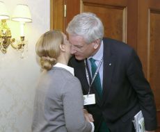 Юлия Тимошенко и Карл Бильдт