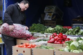 Sale of vegetables