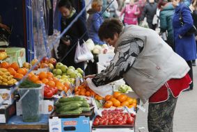 Sale of vegetables and fruit